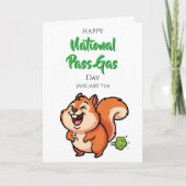 Carte Joyeuse Fête nationale du gaz | 7 janvier (Devant)