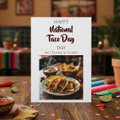 Carte Joyeuse fête nationale du taco ! Premier mardi d'o