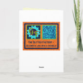 Carte Joyeuse Fête Papa Pailletée (Dos)