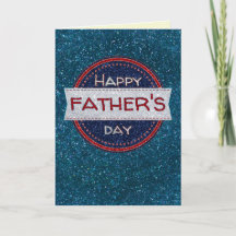 Carte Joyeuse Fête Papa Pailletée