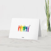 Carte Joyeuse Fierté Gay Sortie des Congratulations Pers (Dos)