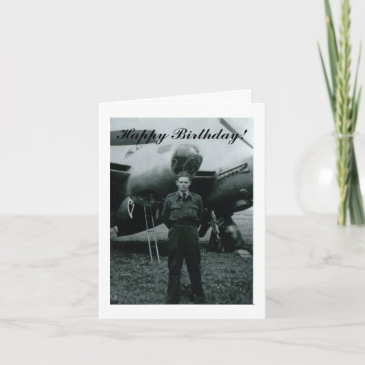 Carte Joyeuse force aérienne d'anniversaire (Devant)