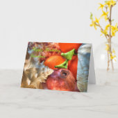 Carte Joyeuse grand-mère d'anniversaire - Coquilles et f (Fleur jaune)