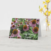 Carte Joyeuse Grand-mère d'anniversaire Fleurs blanches  (Fleur jaune)