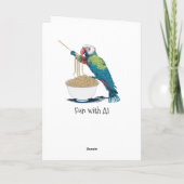 Carte Joyeuse grand-mère d'anniversaire personnalisée (Dos)