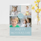 Carte Joyeuse grand-mère de la fête des mères| Aqua Phot (Fleur jaune)