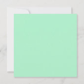 Carte Joyeuse Green Retro Christmas Flat (Dos)