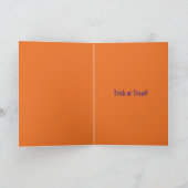 Carte Joyeuse Halloween Golden Retriever Mummy Card (Intérieur)