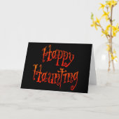 Carte Joyeuse Hantise (Fleur jaune)