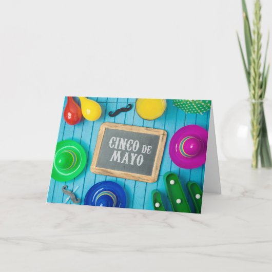 Carte Joyeuse Journée Cinco De Mayo Cinco De Mayo Cinco (Devant)