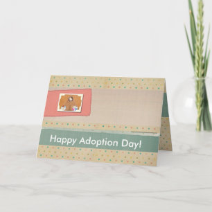 Carte Joyeuse journée d'adoption !