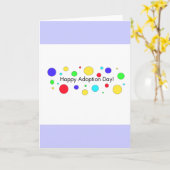 Carte Joyeuse journée d'adoption (Fleur jaune)