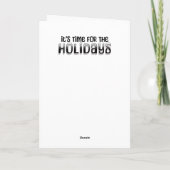 Carte Joyeuse Journée de la marmotte | Ombres ou soleil (Dos)