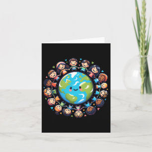 Carte Joyeuse Journée de la Terre 2025 Enfants Cool Jour