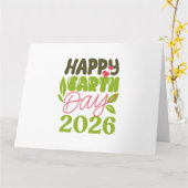 Carte Joyeuse Journée de la Terre 2026 (Fleur jaune)