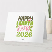 Carte Joyeuse Journée de la Terre 2026 (Dos)