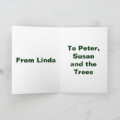 Carte Joyeuse Journée de l'Arbour (Intérieur)