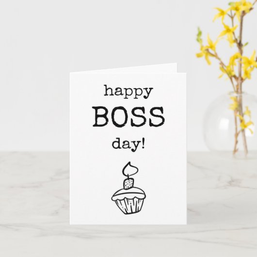 Carte Joyeuse Journée de Patron, Appréciation, Appréciat (Fleur jaune)