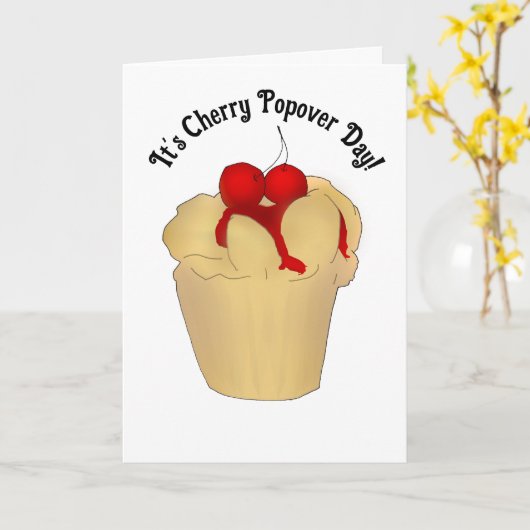 Carte Joyeuse journée de Popover Cherry (Fleur jaune)