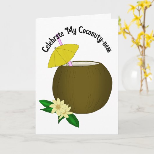 Carte Joyeuse journée de Popover Cherry (Fleur jaune)