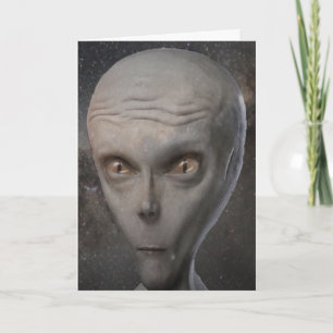 Carte Joyeuse Journée d'Enlèvement Extraterrestre - 20 m
