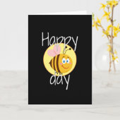 Carte Joyeuse journée des abeilles (Fleur jaune)