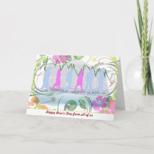 Carte Joyeuse Journée des Boss avec de nous tous