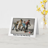 Carte Joyeuse Journée des Boss de nous tous (Fleur jaune)