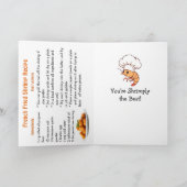 Carte Joyeuse journée des crevettes frites à la français (Intérieur)