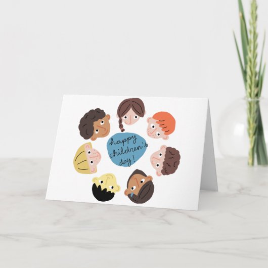 Carte joyeuse journée des enfants (Devant)