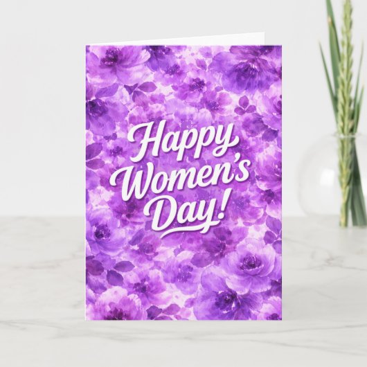 Carte Joyeuse Journée des femmes (Devant)