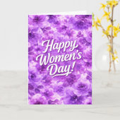 Carte Joyeuse Journée des femmes (Fleur jaune)