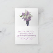 Carte Joyeuse journée des infirmières - Lilac flowers Ca (Intérieur)