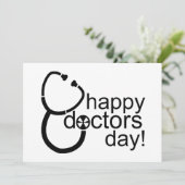 Carte Joyeuse Journée des médecins ! (Debout devant)