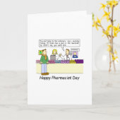 Carte Joyeuse Journée des pharmaciens - Septembre (Fleur jaune)