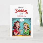 Carte Joyeuse Journée du Babil | 21 octobre (Devant)