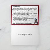 Carte Joyeuse Journée mondiale du manchot 25 avril (Intérieur)