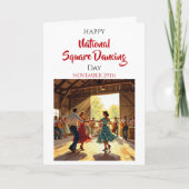 Carte Joyeuse Journée nationale de la danse carrée | 29 (Devant)