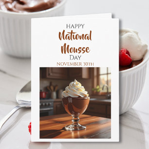 Carte Joyeuse Journée nationale de la mousse   30 novemb