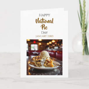 Carte Joyeuse Journée nationale de la tarte 23 janvier