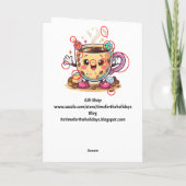 Carte Joyeuse Journée Nationale de l'Expresso | 23 novem (Dos)