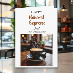 Carte Joyeuse Journée nationale de l'expresso 23 novem