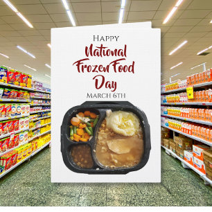 Carte Joyeuse Journée nationale des aliments surgelés