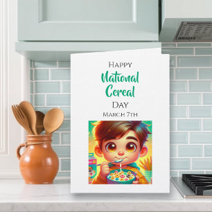 Carte Joyeuse Journée nationale des céréales   7 mars