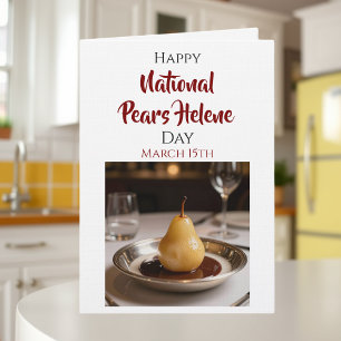 Carte Joyeuse Journée nationale des poires Hélène   15 m