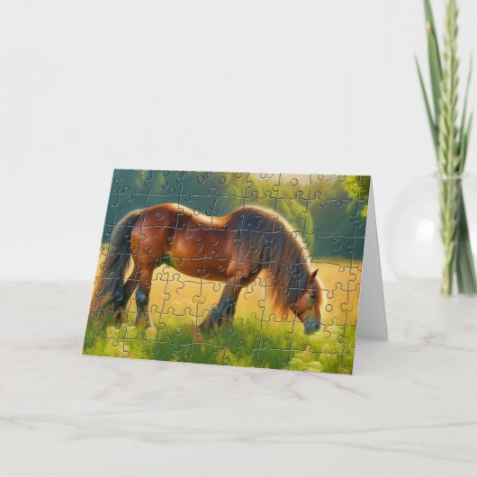 Carte Joyeuse Journée nationale des puzzles  (Devant)