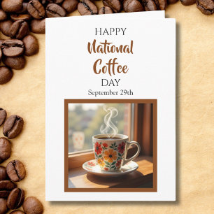 Carte Joyeuse Journée nationale du café - 29 septembre