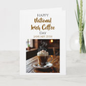 Carte Joyeuse Journée nationale du café irlandais | 25 j (Devant)