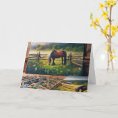 Carte Joyeuse Journée nationale du casse-tête (Fleur jaune)