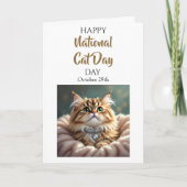 Carte Joyeuse Journée nationale du chat | 29 octobre (Devant)